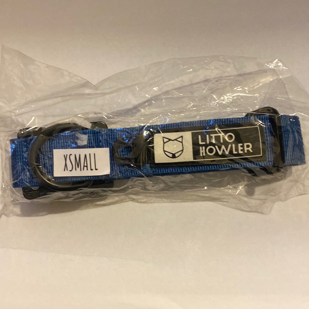 Litto Howler 1 inch collar glacier blue